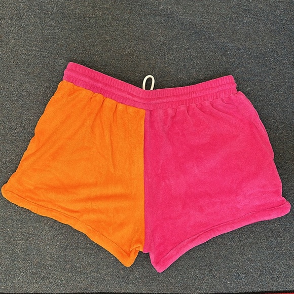 NWT Solid & Striped Terry Cloth Charlie Color Block Shorts - Small - Picture 5 of 6